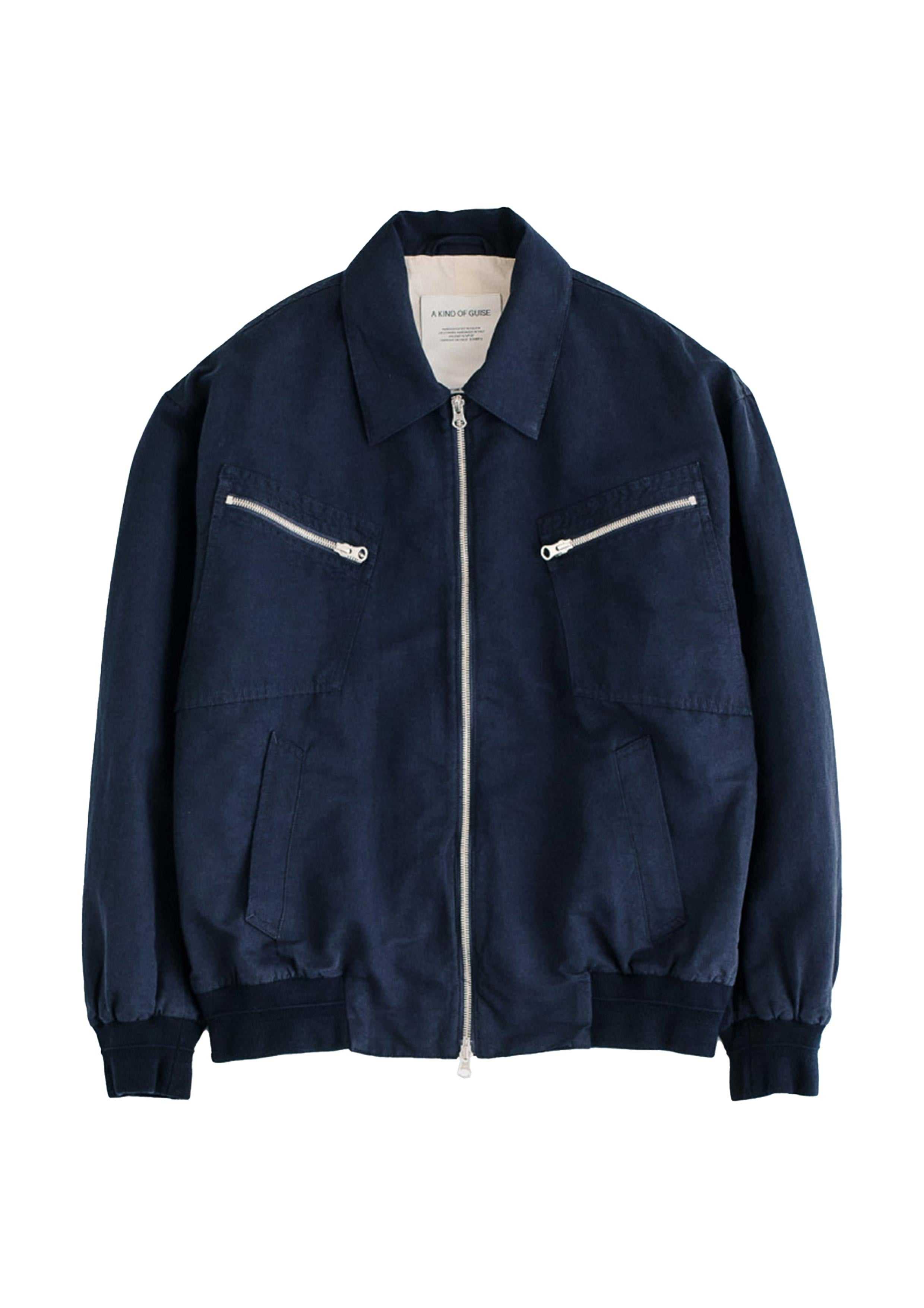 UNA TIPO DI TRAVESTIMENTO, A KIND OF GUISE - BRANIMIR BLOUSON BLU NAVY