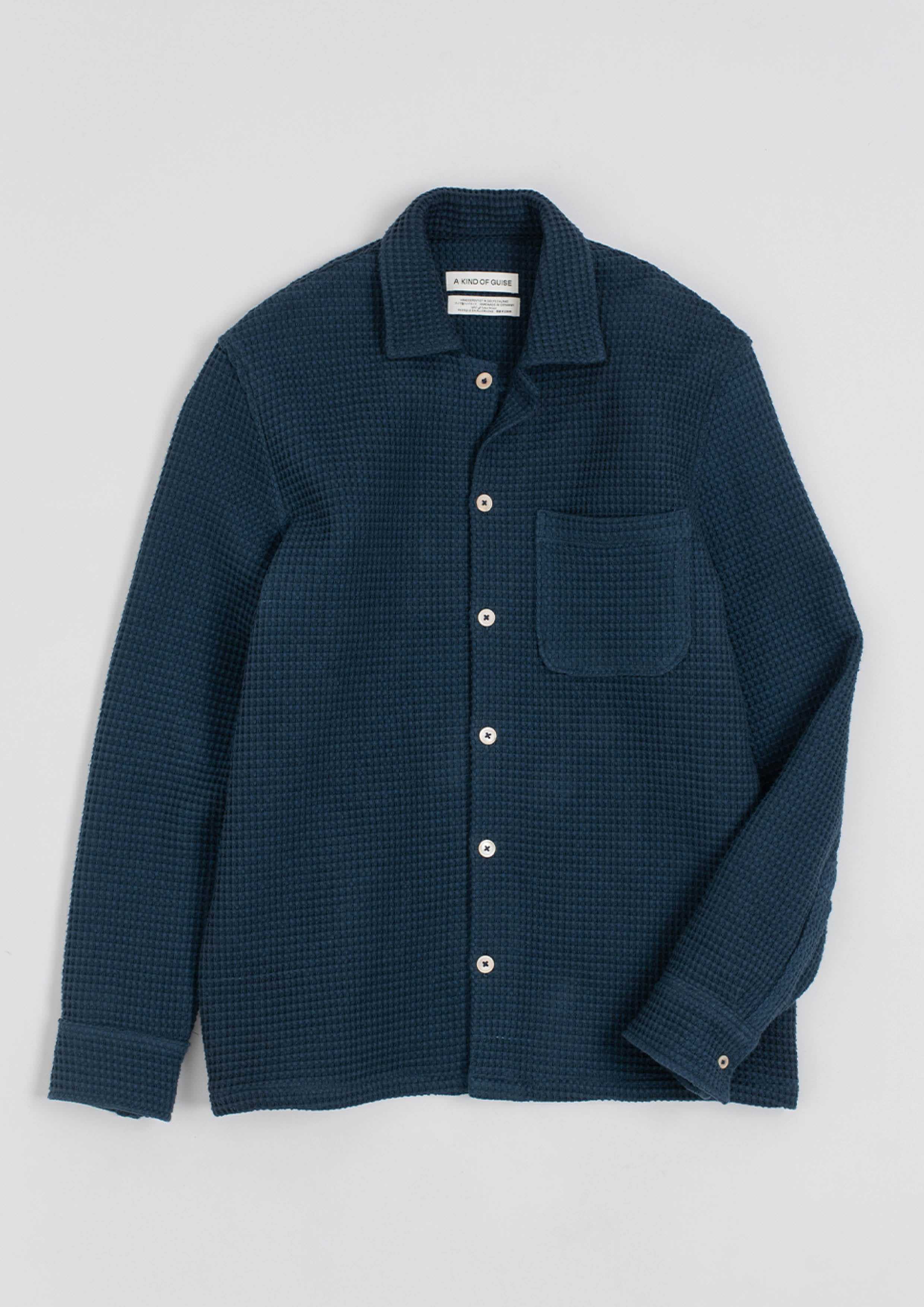 UNA TIPO DI TRAVESTIMENTO, A KIND OF GUISE - CAMICIA ATRATO NIGHTSHADE NAVY