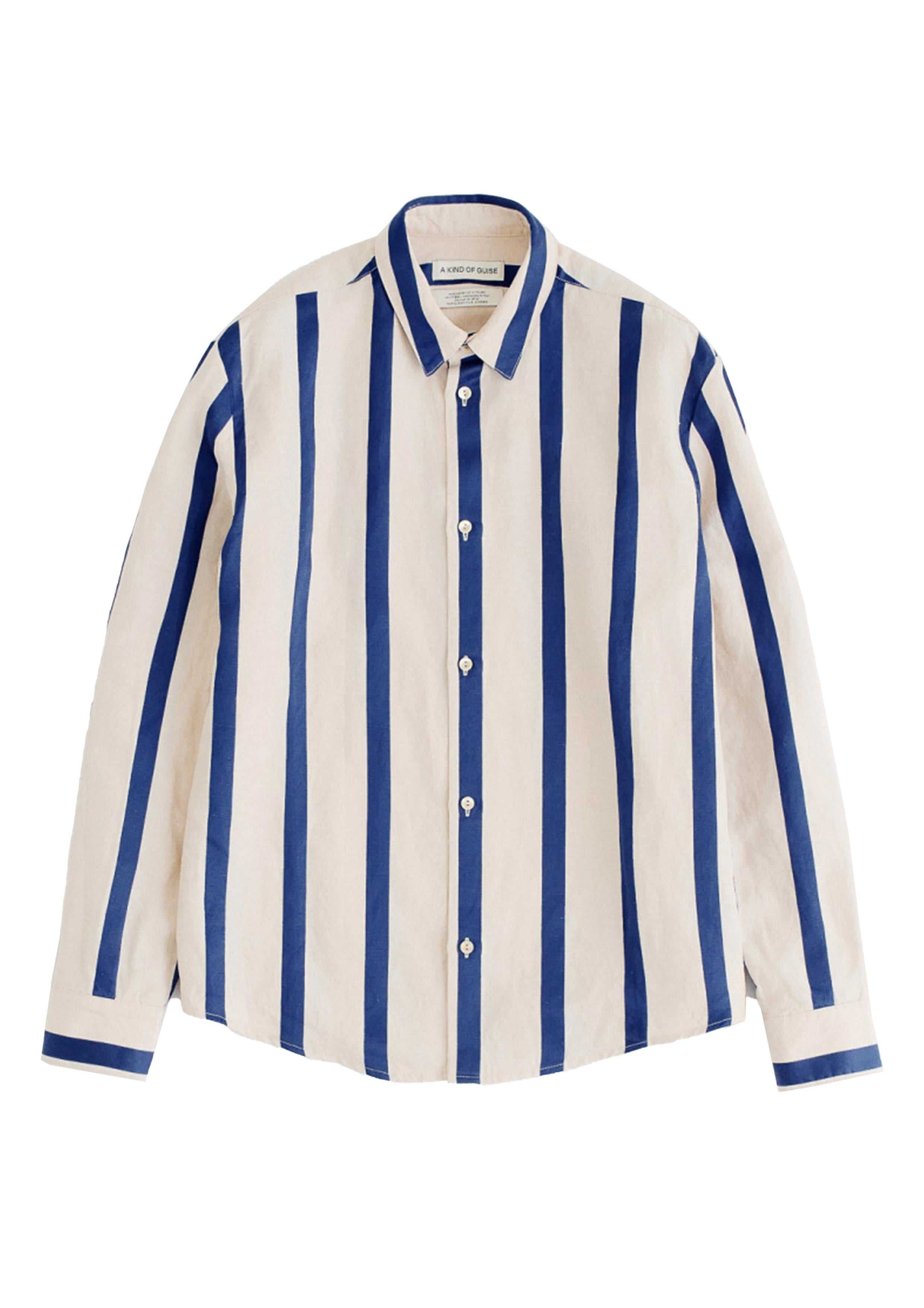 UNA TIPO DI TRAVESTIMENTO, A KIND OF GUISE - CAMICIA FULVIO BOLD LAGUNA STRIPE